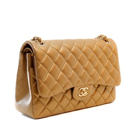 12381ChanelMetallicBronzeJumboClassicwBGH_9_750_4