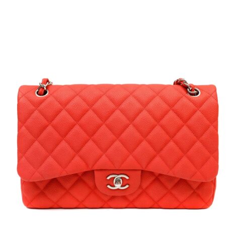 12547ChanelBrushedSalmonJumboCaviarDoubleFlapClassicwSH_9_750_2