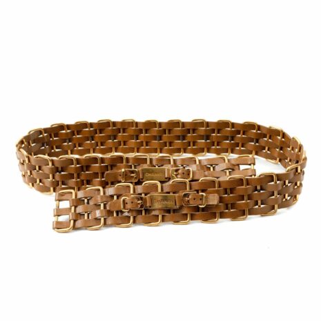 13215ChanelBrownWovenLeatherBeltGoldBuckle_5_900_6