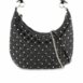 Small Leather Rockstud Spike Hobo Bag 0