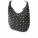 Small Leather Rockstud Spike Hobo Bag 1