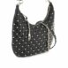 Small Leather Rockstud Spike Hobo Bag 2