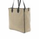 Reversible Wool Tote with Embroidered Logo and Iconographe Motif 1