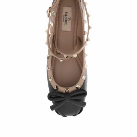 Silk Rockstud Ballet Flats 1