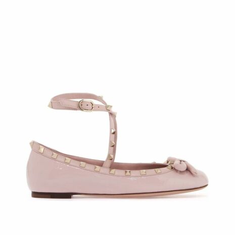 Patent Leather Rockstud Ballerinas 0