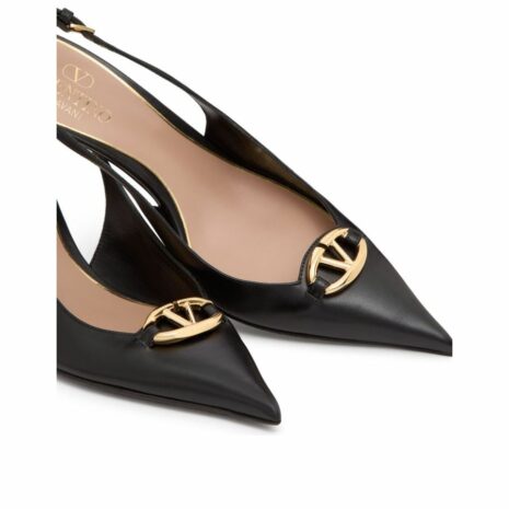 Slingback Mid Heel Shoes 4