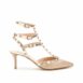Rockstud Leather Slingback Pumps 0