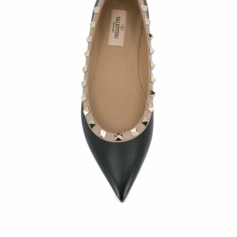 Rockstudembellished Ballerina Shoes 1