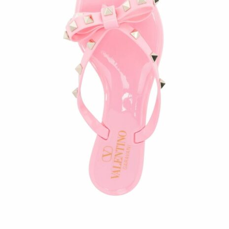 Rockstud Bow Detail Sandals 1