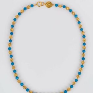 Collier bleu Chanel