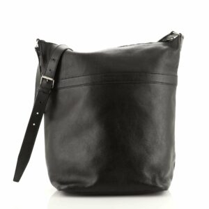 North South Zip Messenger Leather Large