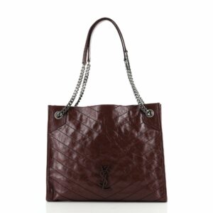 Niki Shopping Tote Matelasse Chevron Leather Medium