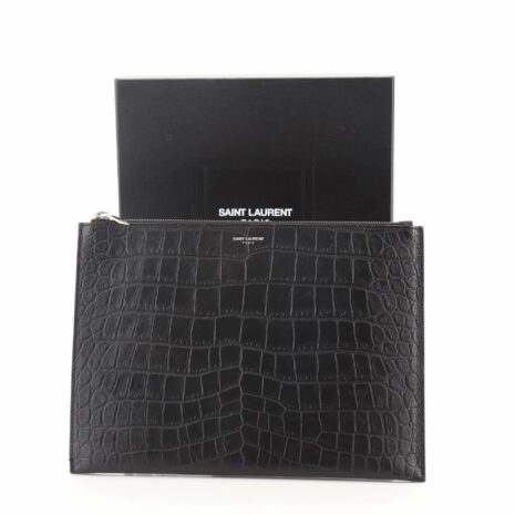 67646-2_20Saint_20Laurent_20Zip_20Pouch_20Crocodile_20Embossed_2D_0003