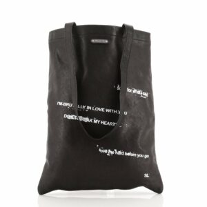 Flat Shopper Tote Printed Leather Tall