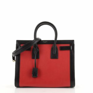 Bicolor Sac de Jour Bag Leather Small