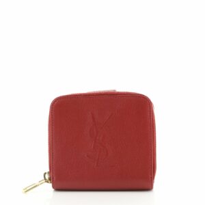 Belle de Jour Zip Around French Wallet Leather Compact