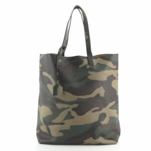 Shopper Tote Camo Leather Tall
