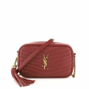 Lou Camera Bag Matelasse Chevron Leather Mini