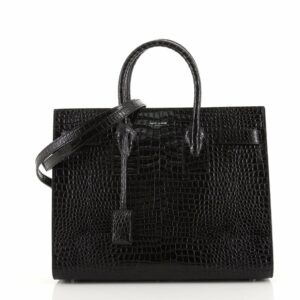 Sac de Jour NM Bag Crocodile Embossed Leather Small