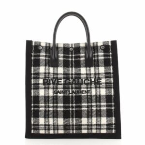 Rive Gauche Shopper Tote Printed Wool Tall