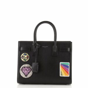 Sac de Jour NM Bag Patch Embellished Leather Baby