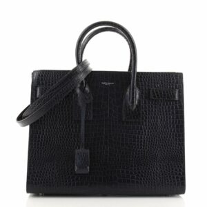 Sac de Jour NM Bag Crocodile Embossed Leather Small
