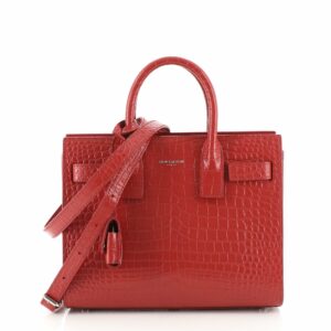 Sac de Jour NM Bag Crocodile Embossed Leather Nano