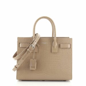 Sac de Jour NM Bag Crocodile Embossed Leather Baby