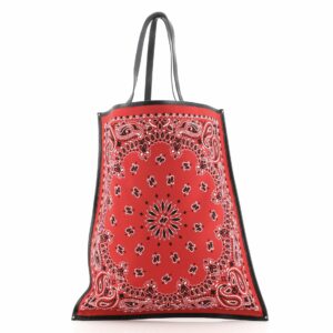Bandana Shopping Tote Printed Canvas Large