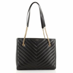 Tribeca Shopping Tote Matelasse Chevron Leather Medium