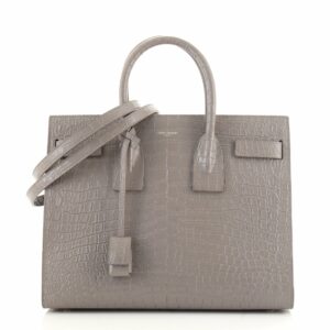 Sac de Jour NM Bag Crocodile Embossed Leather Small