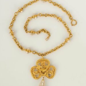 Collier pendentif Chanel 1990s