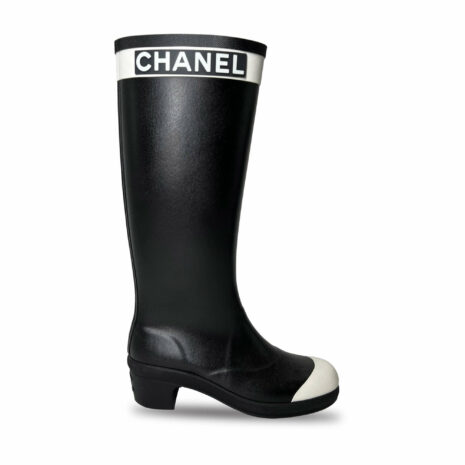 Chanel-rain-boots-black-1