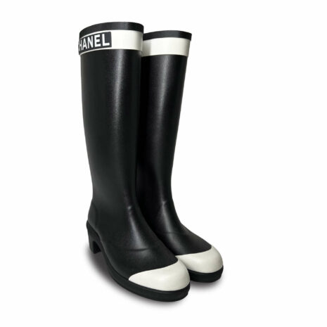Chanel-rain-boots-black-2