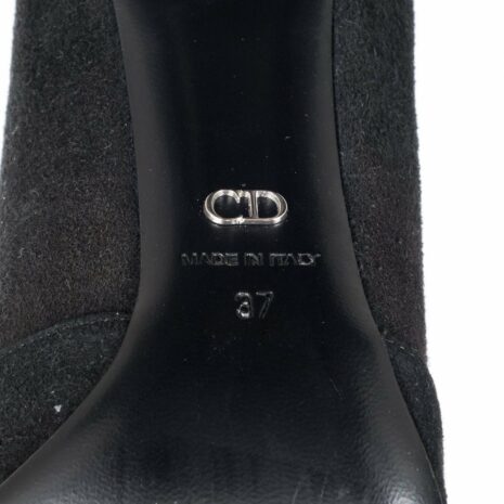 Christian-Dior-Black-Suede-Over-the-Knee-Boots-37_58433G