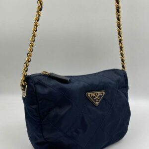 Prada Nylon Navy Crossbody Bag