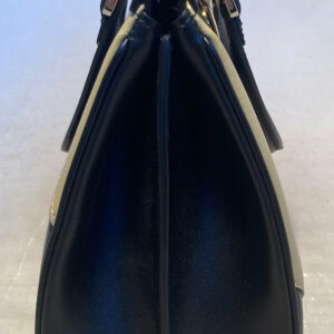 Gucci Zumi Shibuya Black and Tan Medium Top Handle Bag