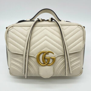 Gucci GG Marmont Matelasse Top Handle Flap Bag