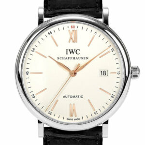 Iwc Portofino Automatic Silver-Plated Dial Mens Watch Iw356517