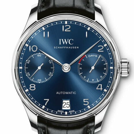 Iwc Portugieser Automatic Blue Dial Mens Watch Iw500710