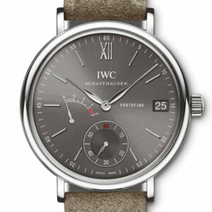 Iwc Portofino Hand-Wound Eight Days In Steel Grey Dial Iw510115 Watch