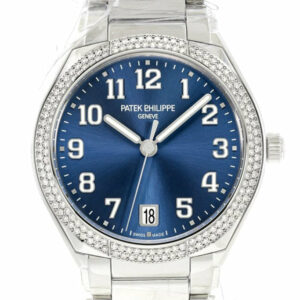 Patek Philippe Twenty 4 Blue Sunburst Dial Automatic Ladies Diamond Watch 7300/1200A-001