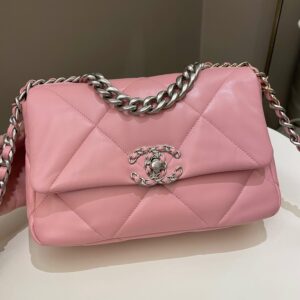 Chanel 19 Flap Bag Pink Lambskin