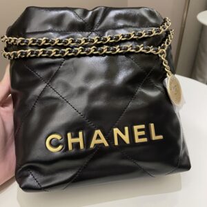 Chanel 22 Mini Black Calfskin