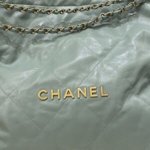 Chanel 22 Medium Tiffany Mint Calfskin