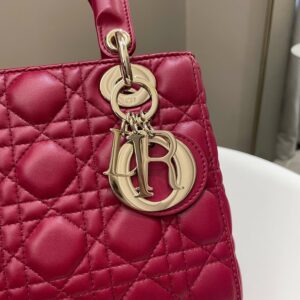 Lady Dior My ABC Dior Red Lambskin