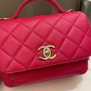 Chanel Business Affinity Flap Red Caviar