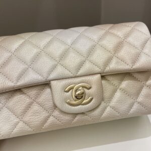 Chanel 22C Classic Quilted Mini Rectangular Gold Ombré