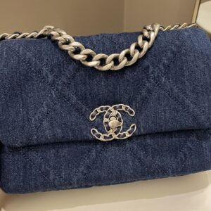 Chanel 19 Flap Bag Dark Denim