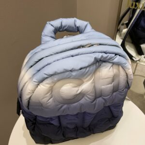 Chanel 18P Doudoune Backpack  Ombre Blue Nylon